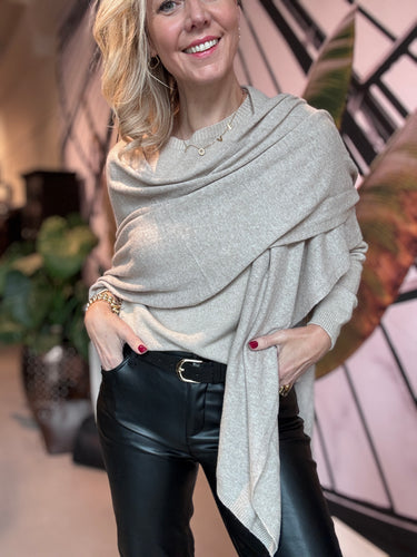 Omslagdoek  – Italiaanse Cashmere mix